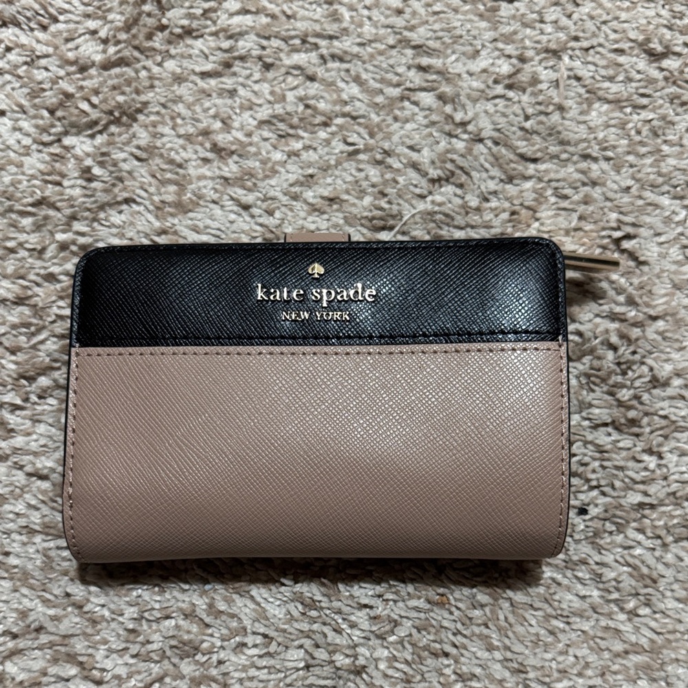 Kate Spade Black and Brown Wallet